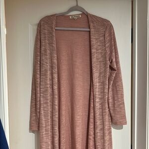 Wallflower Dusty Rose Knit Cardigan